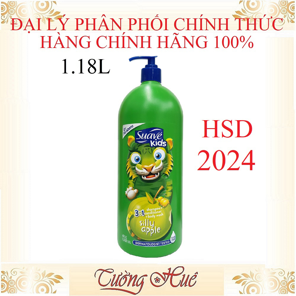 Sữa Tắm Gội Xả Cho Bé Suave Kids 3in1 Nhiều Mùi