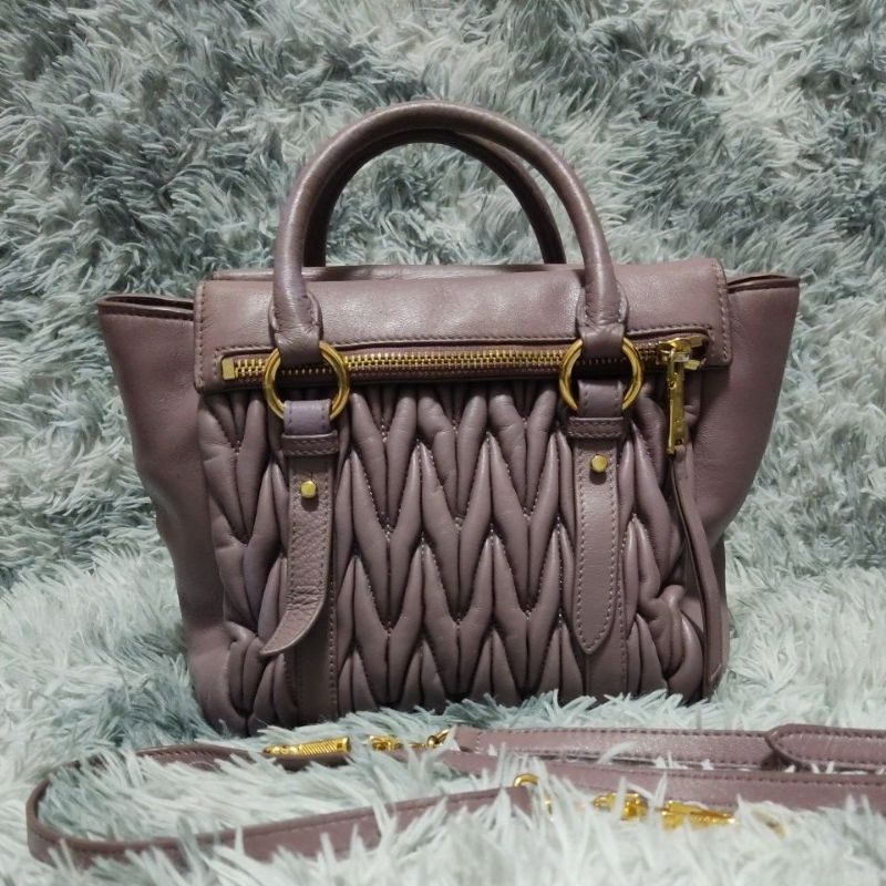 Túi si H75 tuyển Nhật hiệu MI*MI* da bò thật size 24cmx22cmx18cm