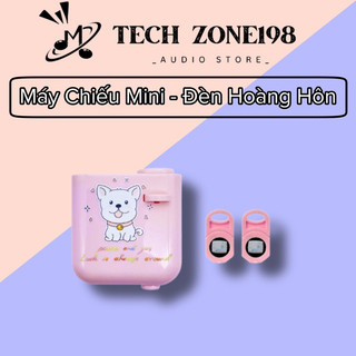 Máy Chiếu Mini - Đèn Chiếu Hoàng Hôn Trang Trí - 20 Thẻ - Có Đèn Led Dùng Làm Đạo Cụ Chụp Ảnh