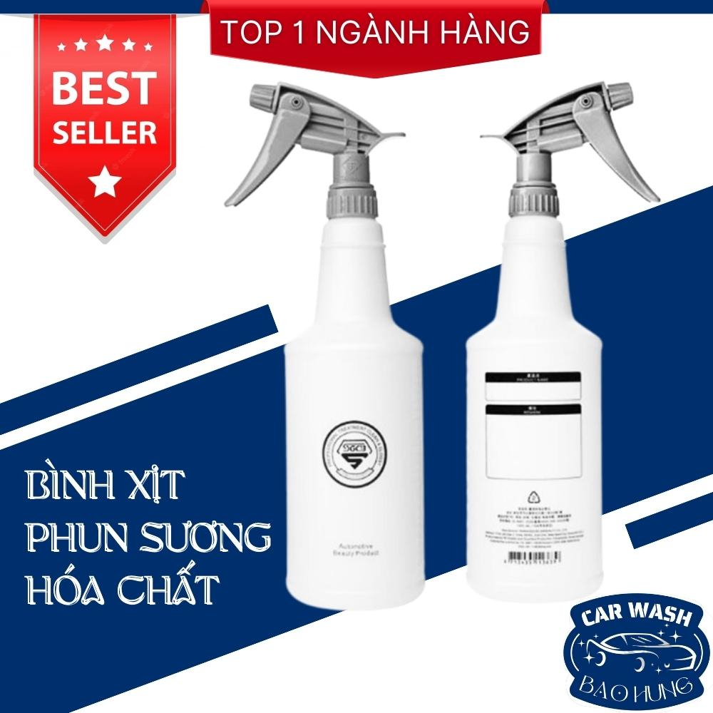 Bình xịt hoa mận đài loan pha dung dịch chăm sóc xe 750ml, bình xịt ph