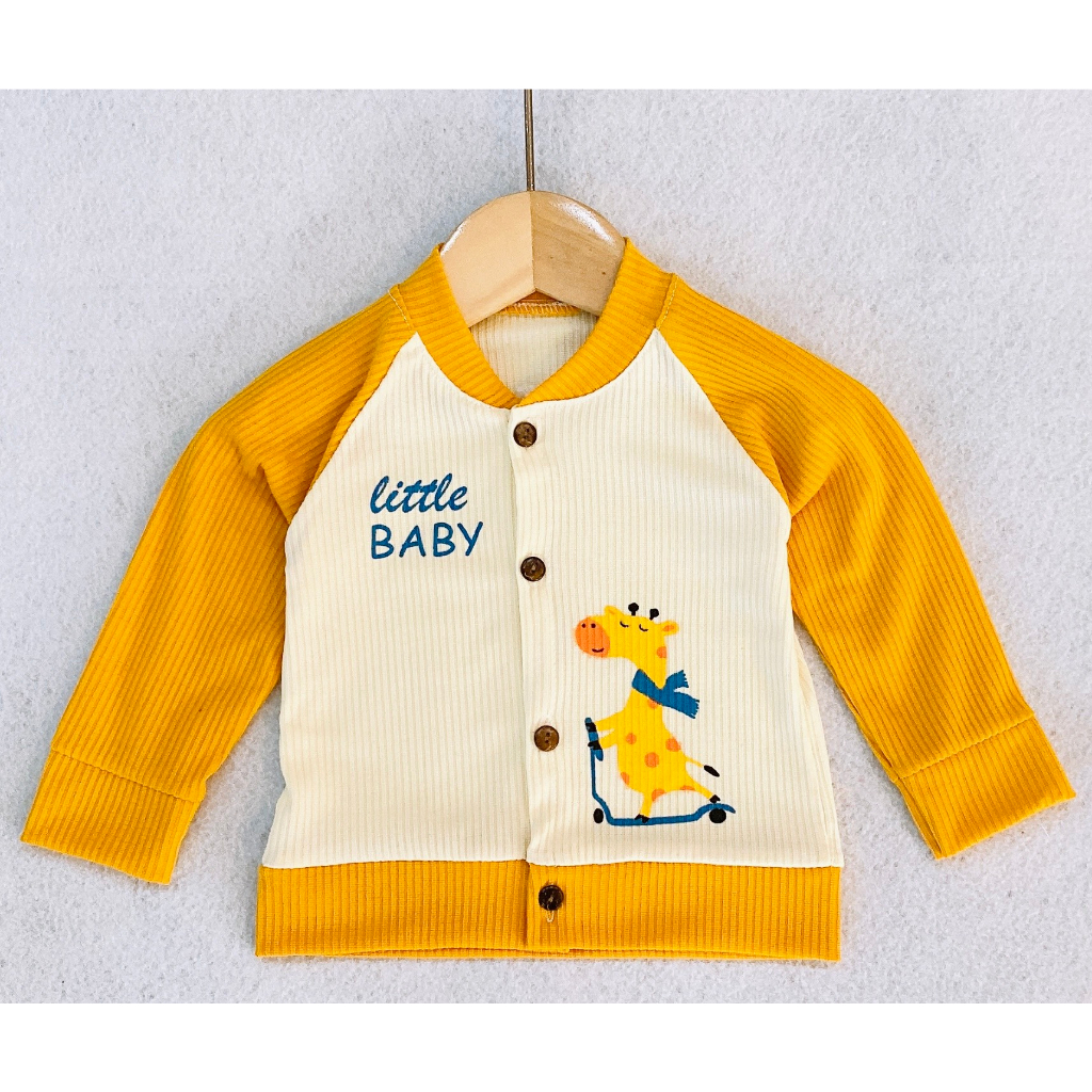 Áo khoác tăm dáng bomber cho bé trai, bé gái