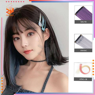 Tóc giả kẹp Highlight phong cách, tóc light giả nhiều màu cá tính