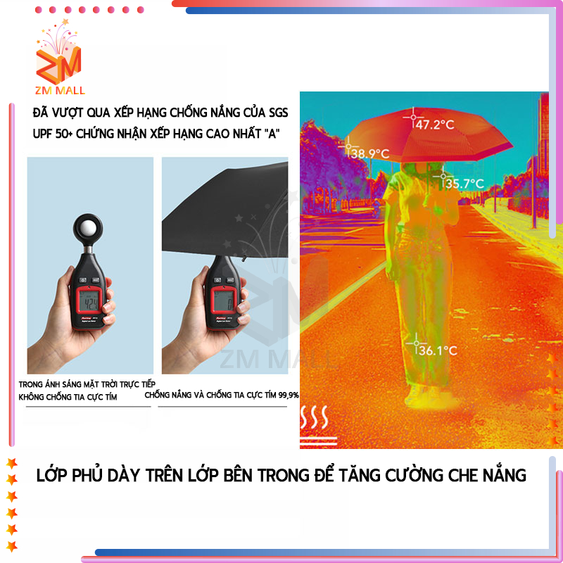 Dù Che Mưa Ngăn Nắng Ngăn Tia UV,ô che nắng,dù gấp gọn hình UV,che mưa ô dù có lớp chống tia UV bảo vệ da