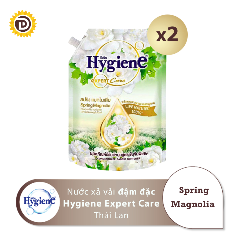 Nước Xả Vải Đậm Đặc Hygiene Expert Care Thái Lan Túi 1150ml Trắng Life Nature (Combo 2 Túi)