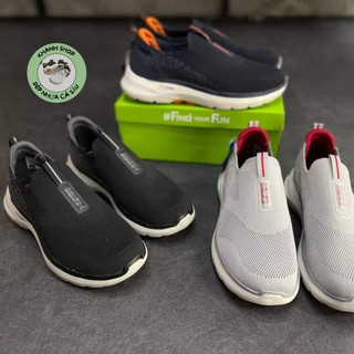 Giày chạy bộ skechers gowalk 6 cho nam, êm, nhẹ , thoáng