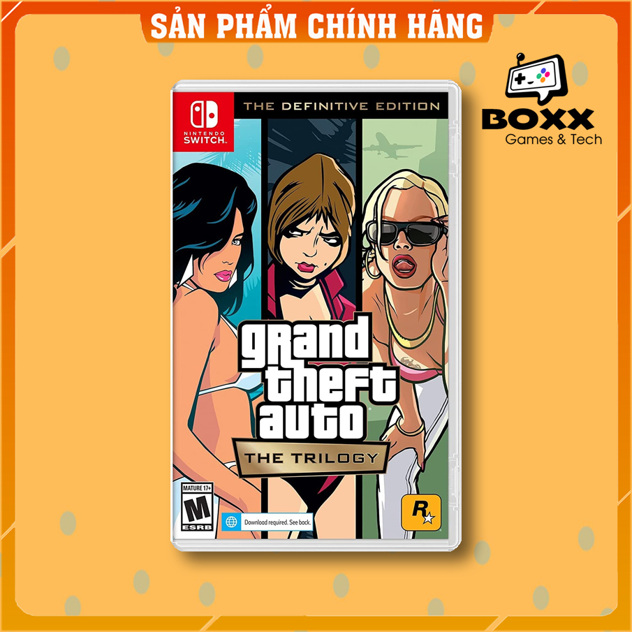 Băng Game Grand Theft Auto The Trilogy - The Definitive Edition Nintendo Switch