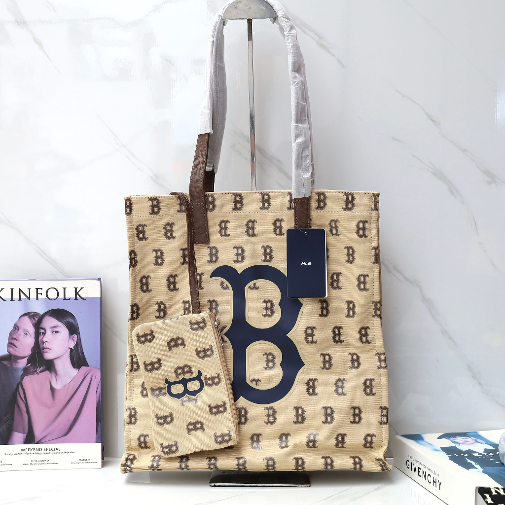 Túi tote mlb kèm ví nhỏ size 35*8*39cm đủ màu