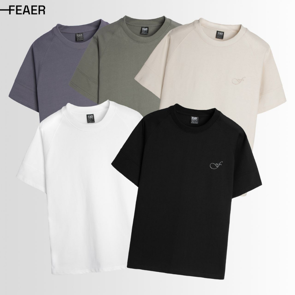 Áo thun cổ tròn Basic Tee chất cotton co giãn, thoáng mát, trẻ trung - FEAER