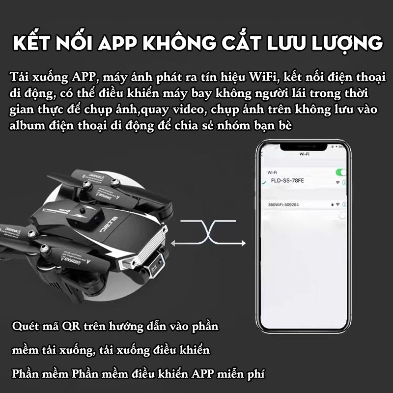 Drone giá rẻ P9 FIYCAM Mini điều khiển từ xa với 4K Dual Camera xe chống va chạm cảm biến 2500mAh pin đồ chơi ngoài trời | BigBuy360 - bigbuy360.vn