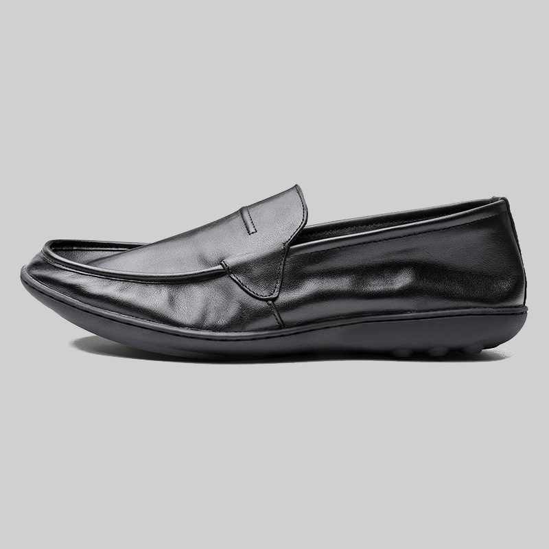Giày Lười Nam Da Bò Thật AG0244, Mẫu Giày Mọi Nam Thời Trang Công Sở Đi Êm Chân, Phối Đồ Phong Cách