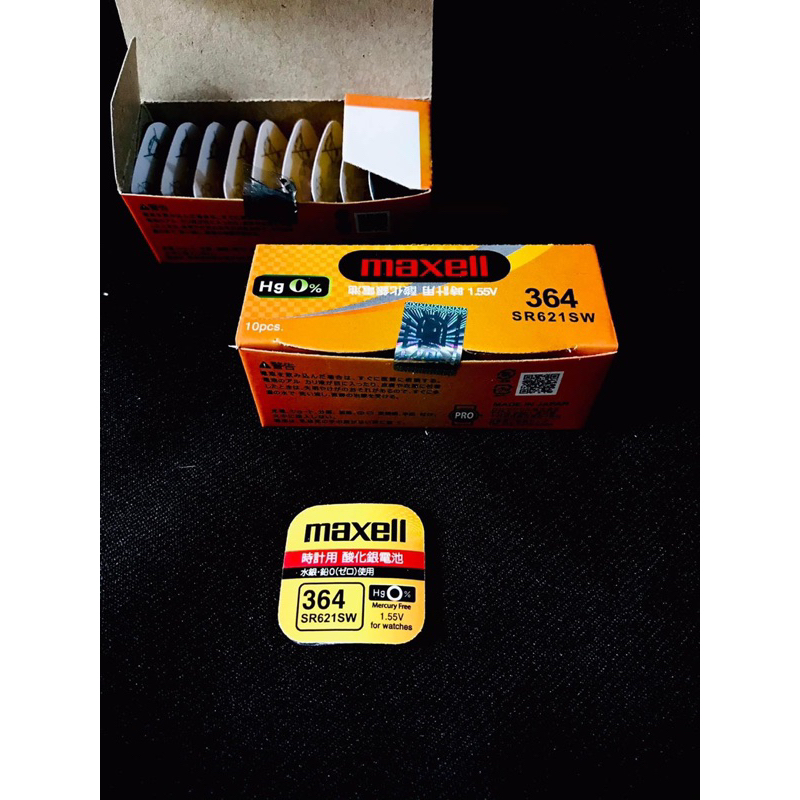 Hộp 10 viên pin đồng hồ đeo tay Maxell SR626SW/377/ 621-626- Hàng Chính Hãng Nhật Bản