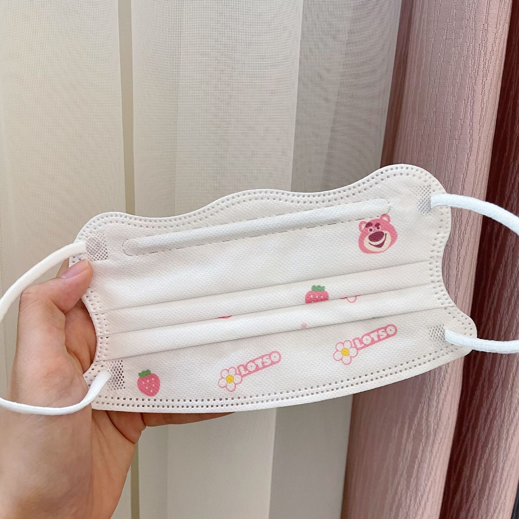 Khẩu trang cute con cua in hình họa tiết đáng yêu,  kháng khuẩn dầy dặn hot trend Trung Quốc