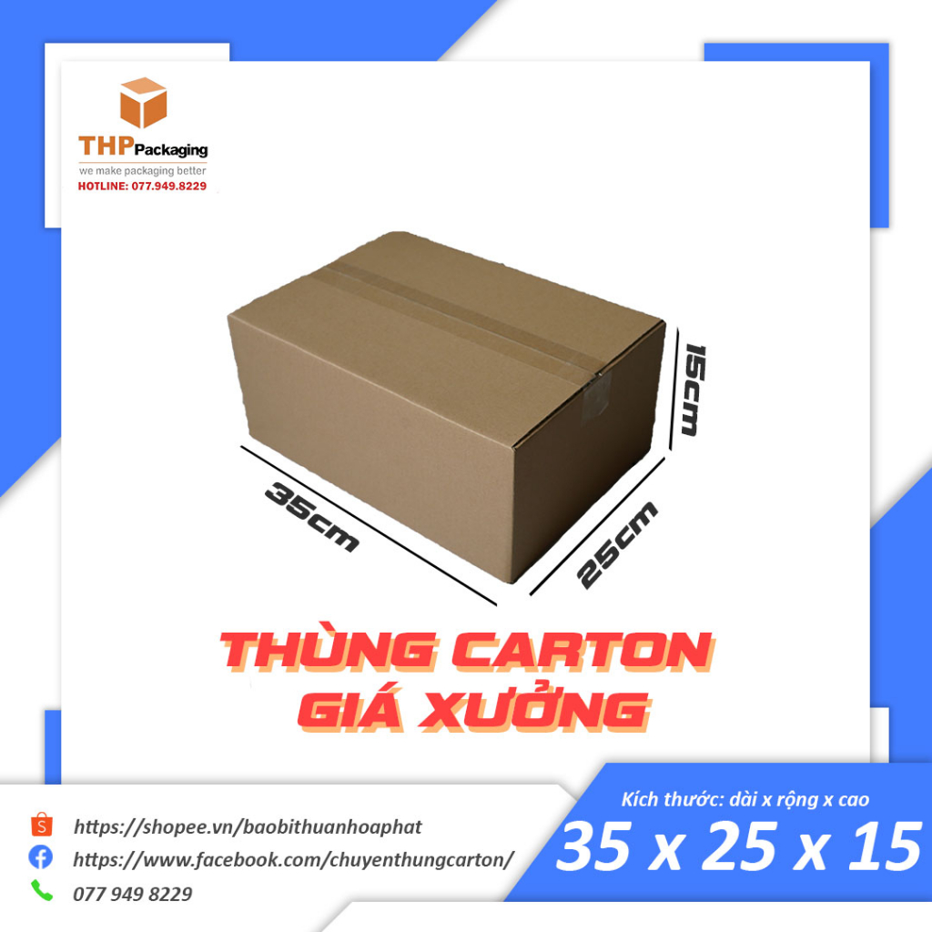 35x25x15 thùng giấy carton