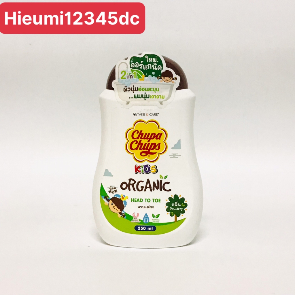 Sữa Tắm Gội Toàn Thân Cho Bé Chupa Chups Kids Thái Lan 250ml