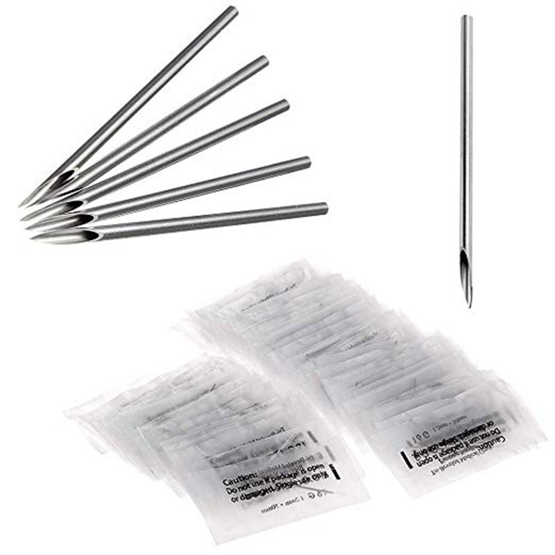 Combo 50c Kim xỏ khuyên thép không gỉ cơ thể 13g/ 14g /15g /16g /17g /18g
