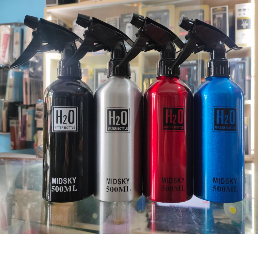 Bình xịt nước cắt tóc nhôm tròn 500ml