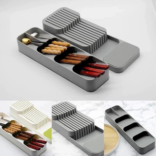 Khay chia đũa thìa 4 ngăn giữ gọn tủ bếp