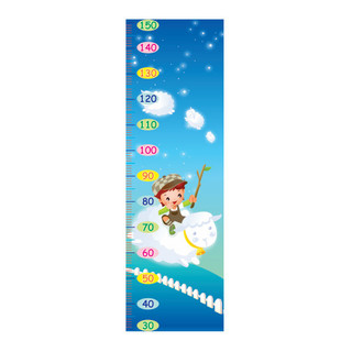 Decal thước đo chiều cao cho bé