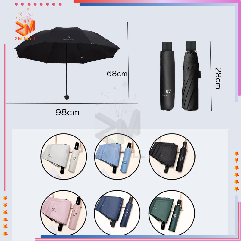 Dù Che Mưa Ngăn Nắng Ngăn Tia UV,ô che nắng,dù gấp gọn hình UV,che mưa ô dù có lớp chống tia UV bảo vệ da
