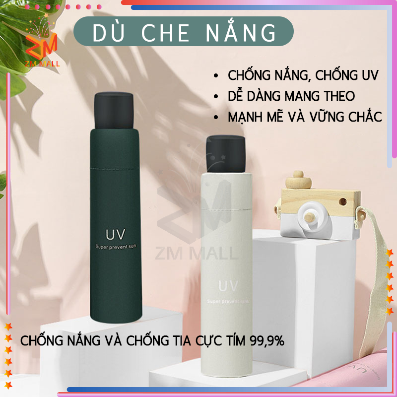 Dù Che Mưa Ngăn Nắng Ngăn Tia UV,ô che nắng,dù gấp gọn hình UV,che mưa ô dù có lớp chống tia UV bảo vệ da