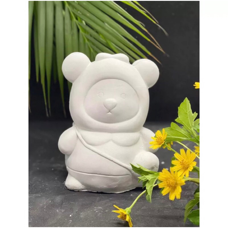 Tượng tô màu thỏ đáng yêu size to 15-25cm