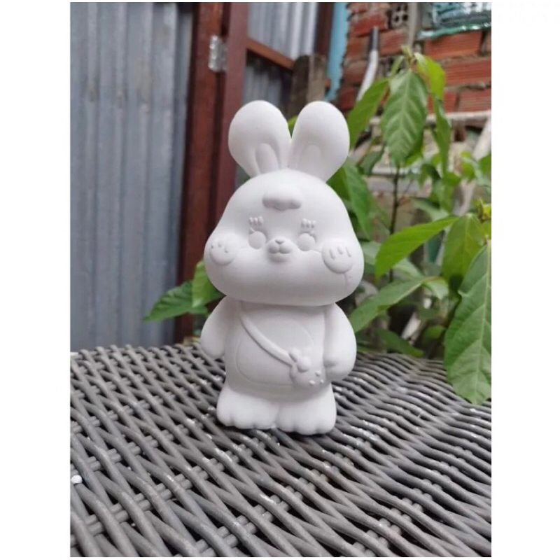 Tượng tô màu thỏ đáng yêu size to 15-25cm