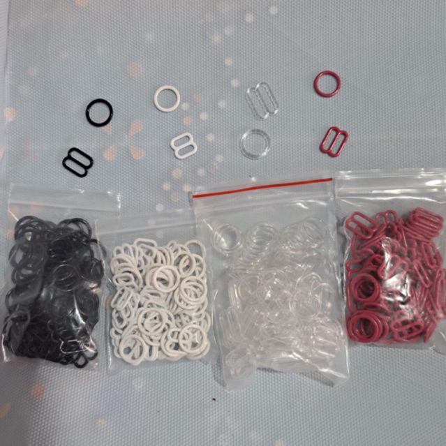 Khoen dây áo ngực 0.8cm-1.2cm giá 65k/400 khoen nhựa