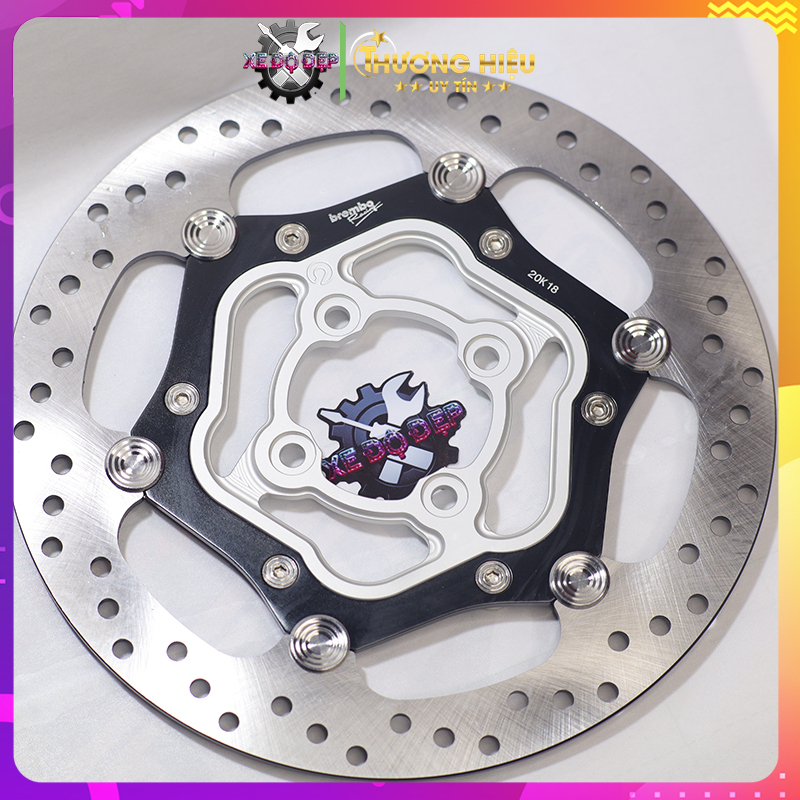 Đĩa Oversize khoen inox hàng chất lượng 267mm