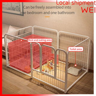 Chó lồng thép không gỉ lớn có thể gập lại Pet Dog Fence Game Hàng rào trong nhà Sankakuchin Cage Cat Kennel