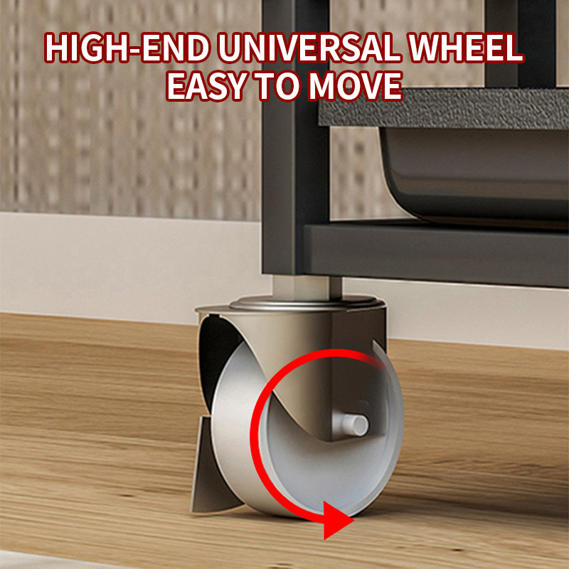 Chó lồng kim loại màu đen đậm 110 * 72 * 95CM với khay giếng trời 4 bánh Pet Bank Villa Hàng rào không gian miễn phí lớn