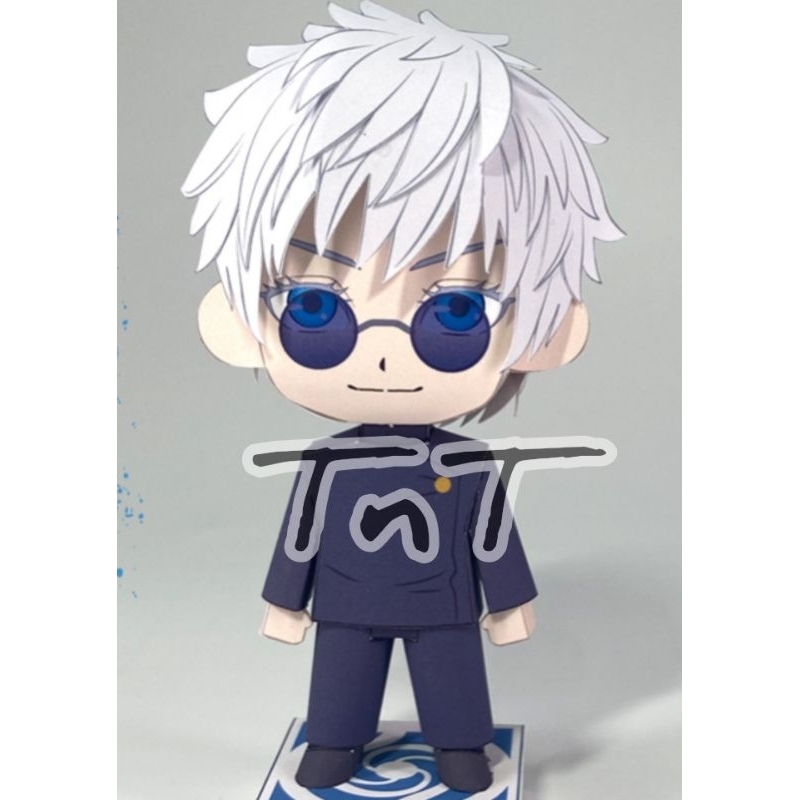 - Mô hình giấy Anime Chibi Gojo Satoru ver 2