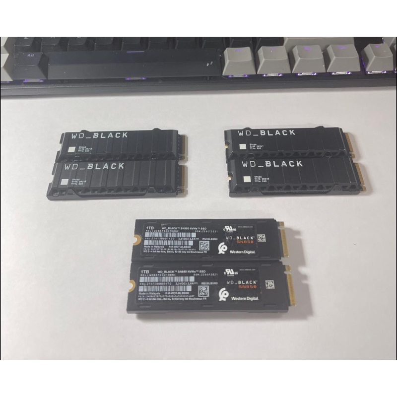 SSD WD Black SN850 PCIe Gen4 x4 NVMe M.2 1TB WDS100T1XHE (Có tản nhiệt