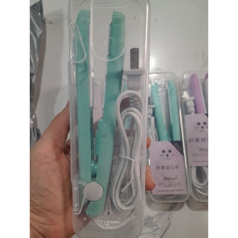 Máy hàn miệng túi mini cầm tay, kẹp hàn miệng túi