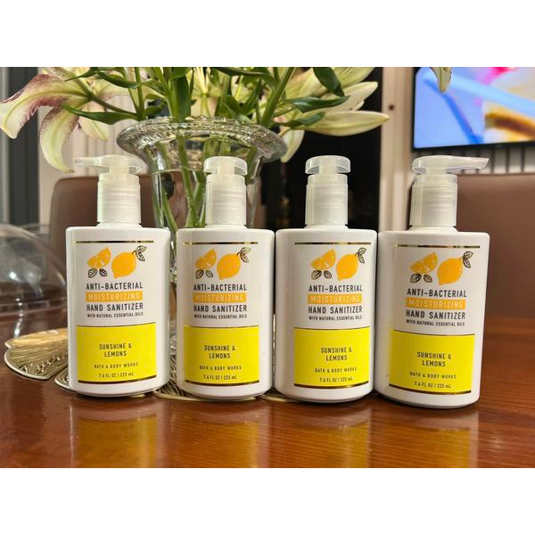 Nước rửa tay khô dưỡng da BBW hương Sunshine & Lemon