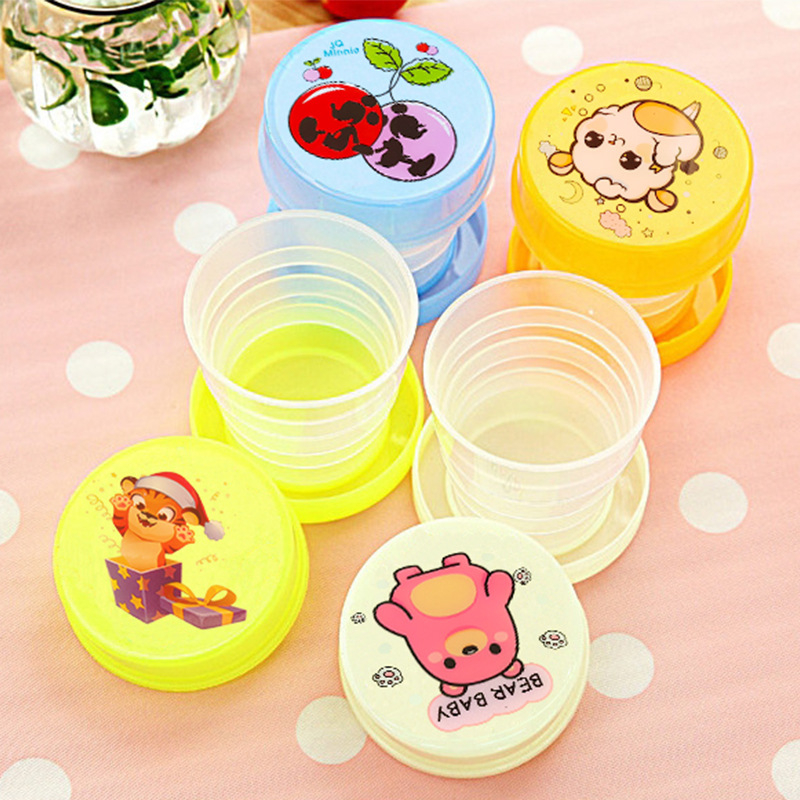 Cốc nhựa xếp gấp gọn cute an toàn cho bé yêu BQSHOP