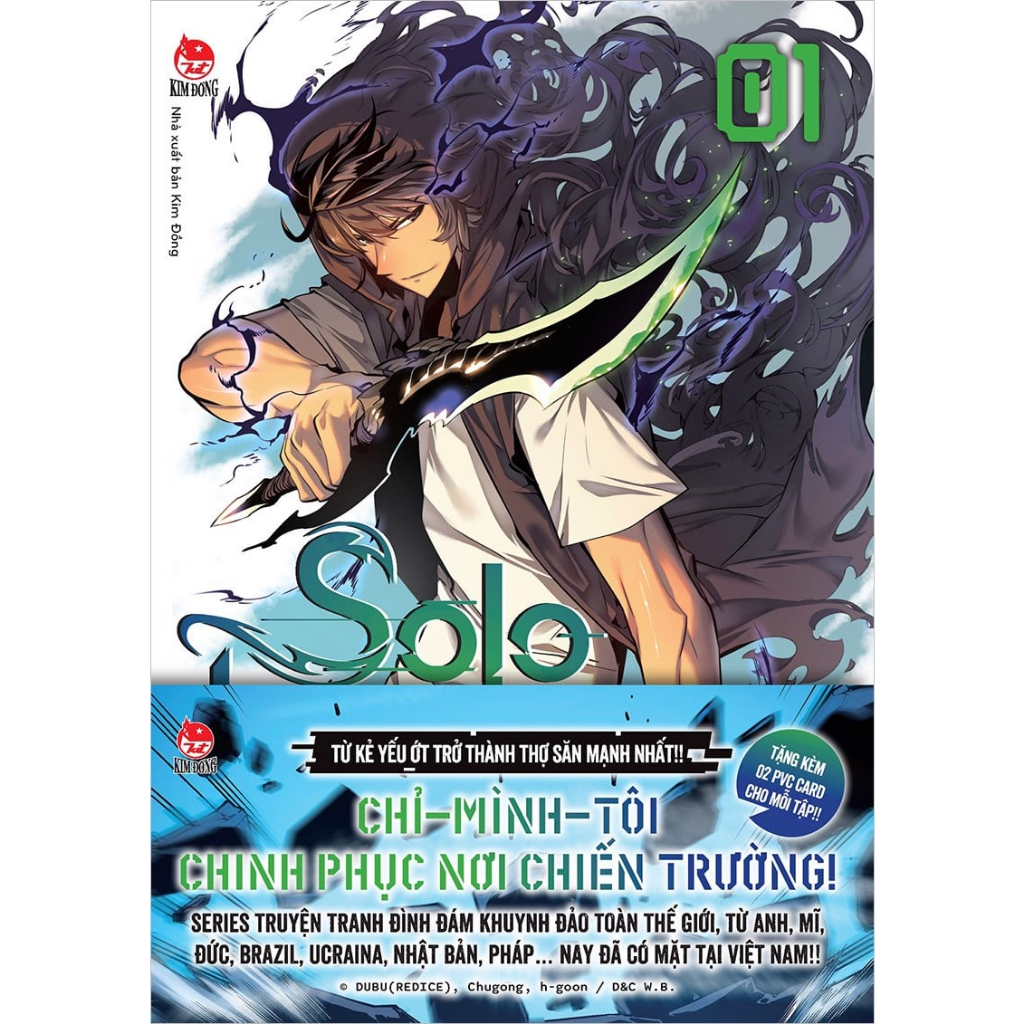 Truyện tranh - Solo Leveling - Tôi Thăng Cấp Một Mình - Tập 1 (Kèm Obi + 2 Card PVC)