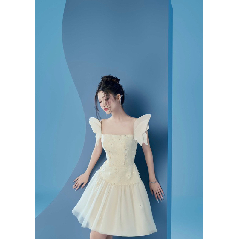 Váy tiểu thư cánh tiên đính kết thủ công Estella Clothes | Váy Cover