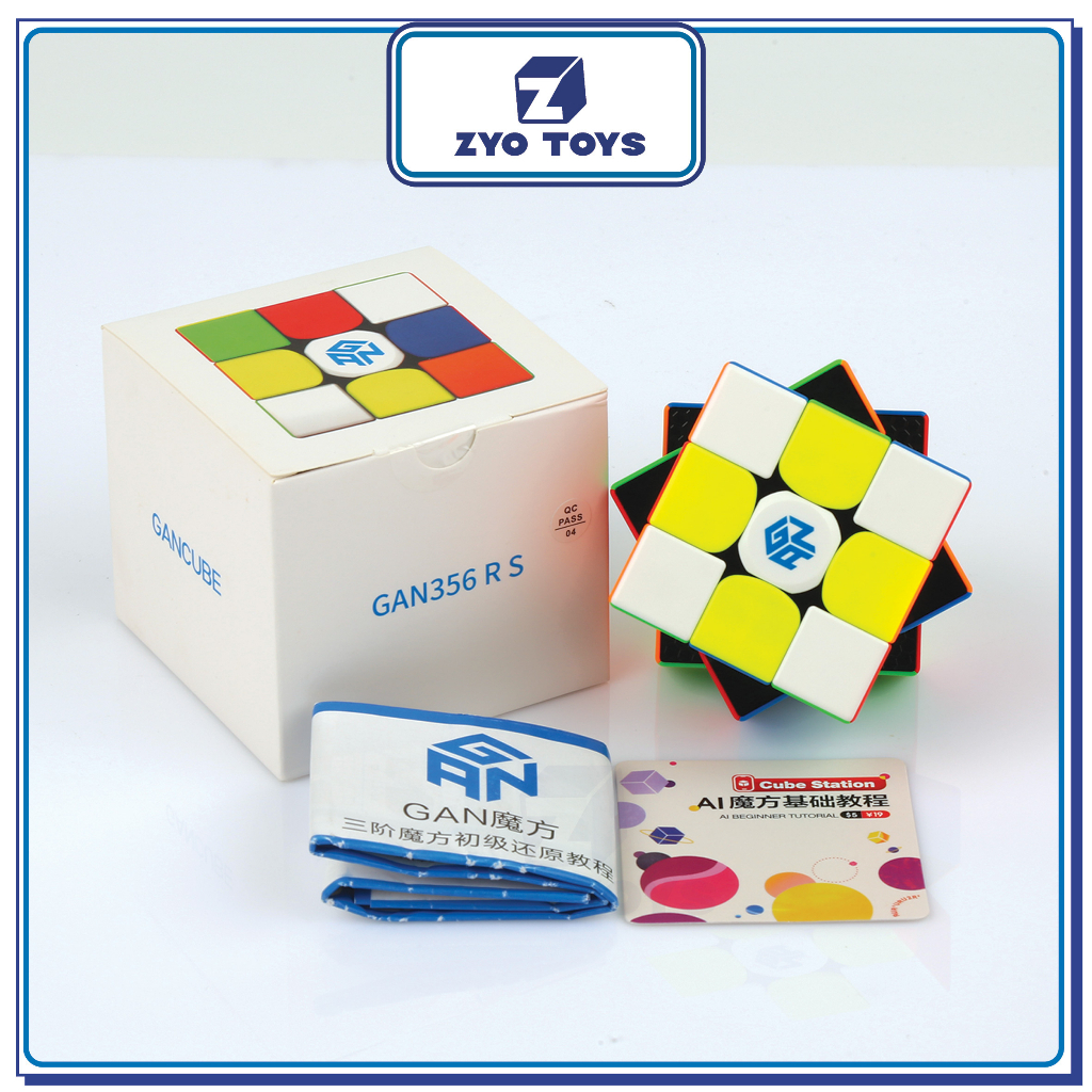 Rubik 3x3x3 Gan 356 RS Stickerless - Rubik Gan 356 RS 3 tầng cao cấp - Đồ chơi trí tuệ - Zyo Toys