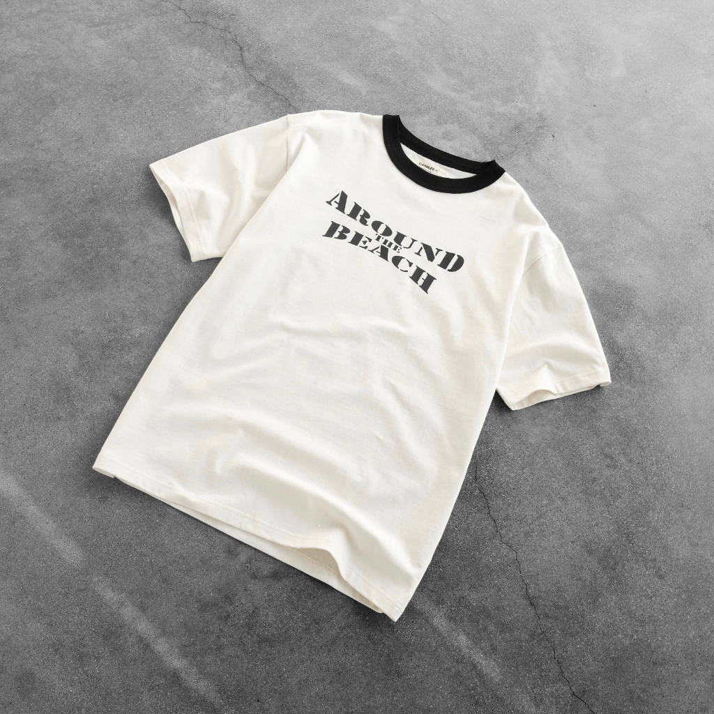 Áo thun nam nữ oversize CANDLES MOTOR T-SHIRT hình in hai mặt sắc nét chất liệu cotton 100% 280gsm