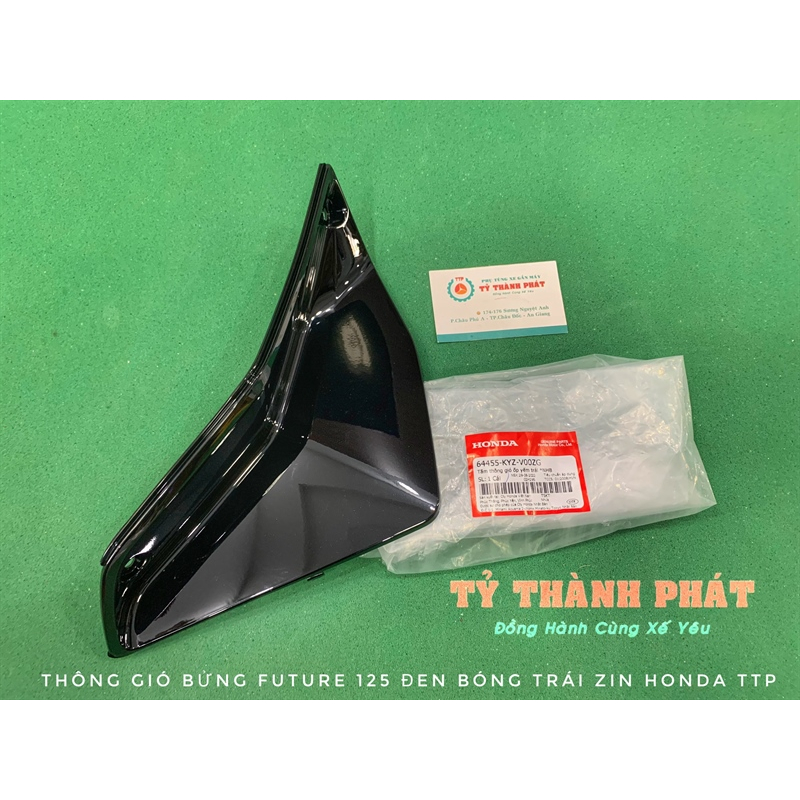 Thông gió bửng Future 125 Đen bóng Trái + Phải