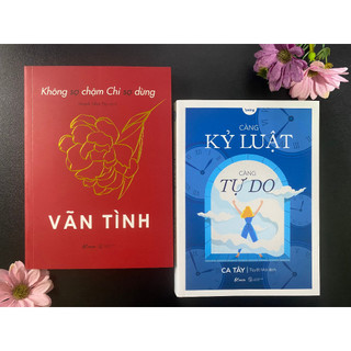 Sách - combo 2 cuốn : không sợ chậm chỉ sợ dừng + càng kỷ luật, càng tự do