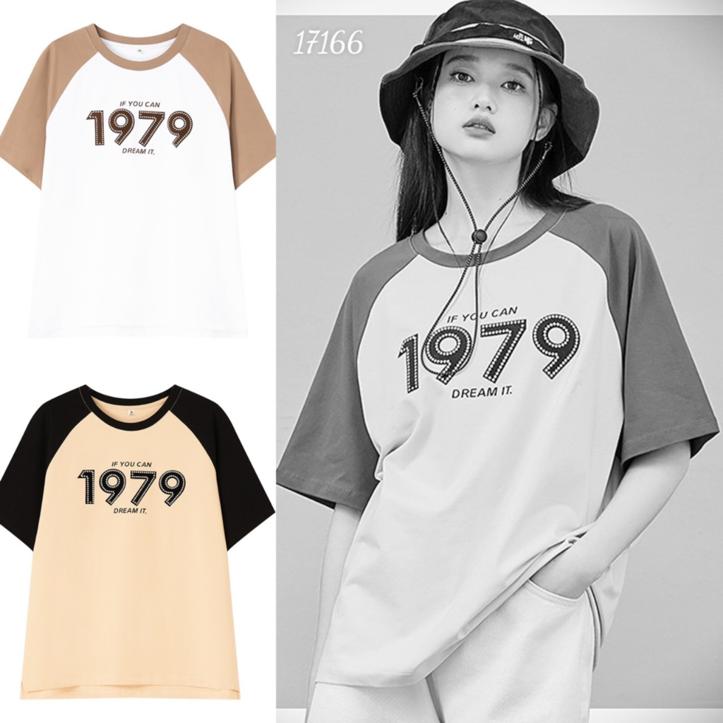 Áo thun Tshirt BIGSIZE tay ráp 1979 - 17166