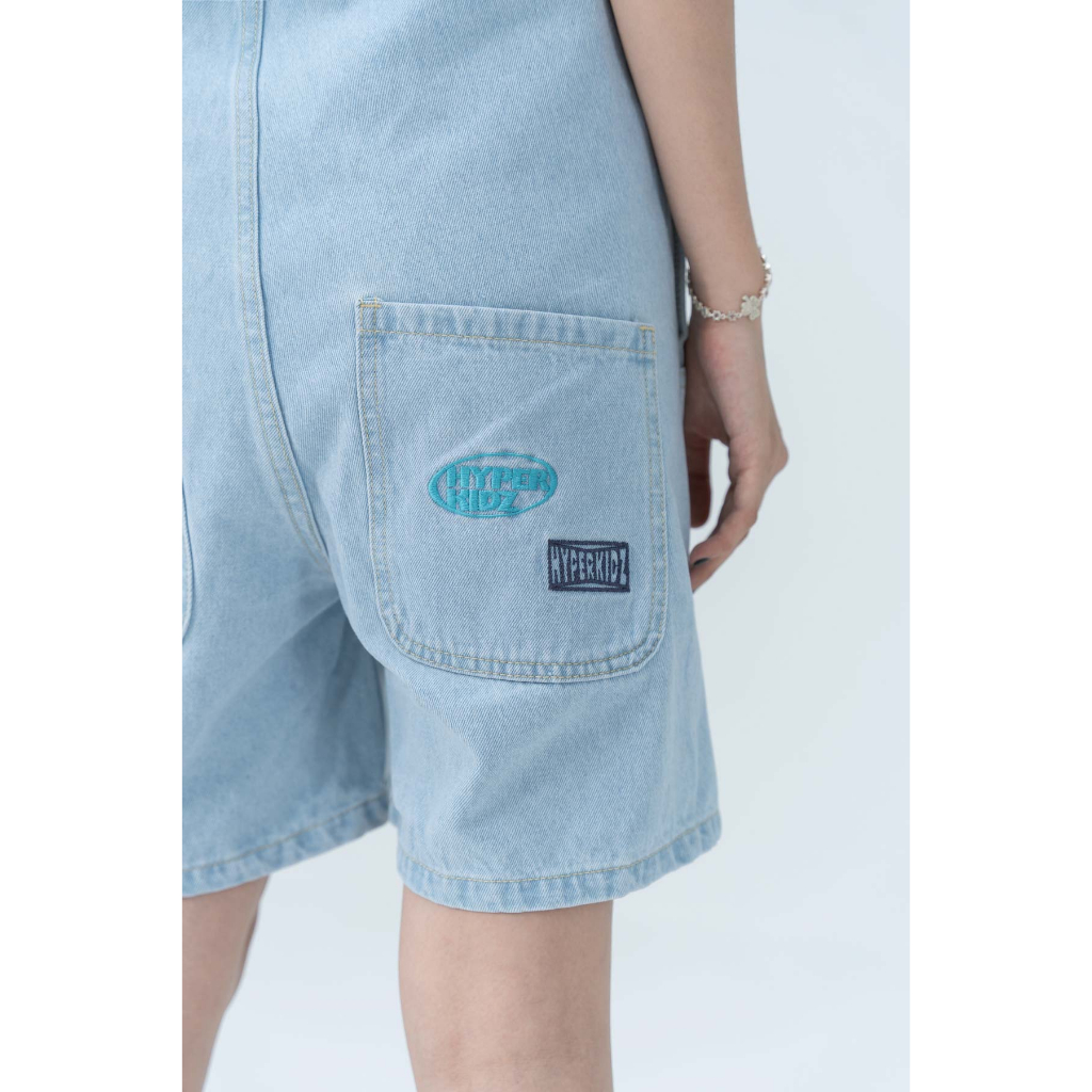 Quần Short Yếm Unisex BOO Thêu Logo BOOLAAB IF07