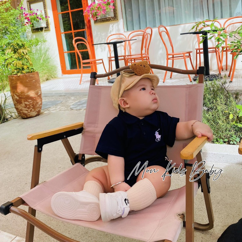 Body polo thêu ngựa cho bé trai bé gái 3-12kg HÀNG ĐẸP LOẠI 1 body cổ polo cho bé
