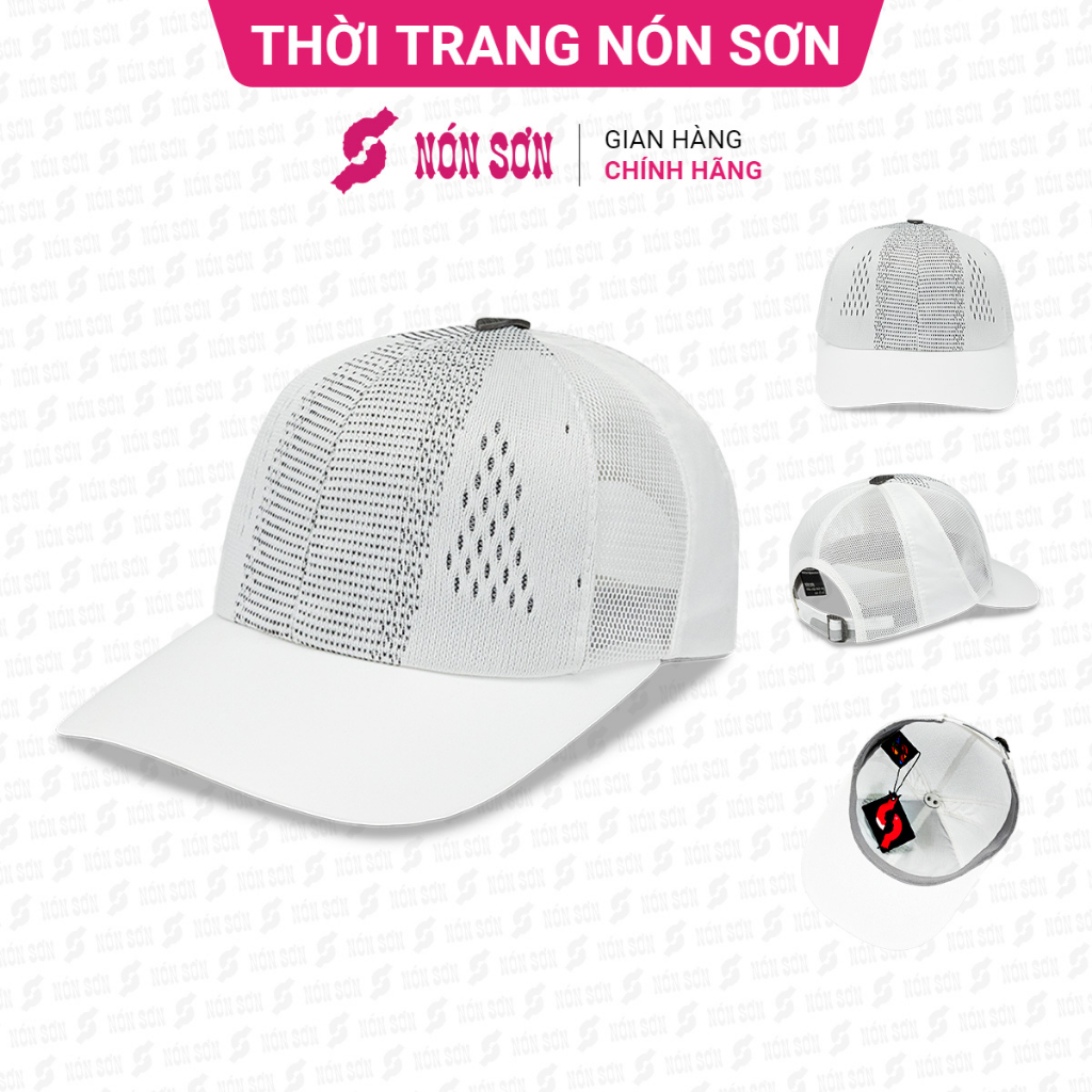 Mũ kết lưỡi trai nam nữ thời trang NÓN SƠN-MC020-TXM1