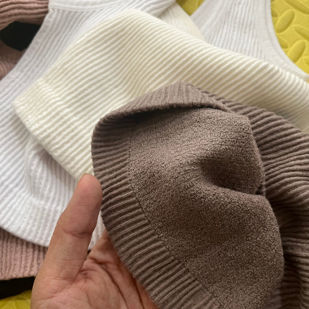 Áo Croptop Tanktop Seamless cho nữ - Hàng cao cấp xuất Âu