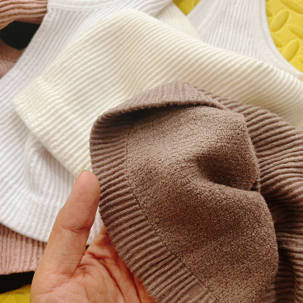 Áo Croptop Tanktop Seamless cho nữ - Hàng cao cấp xuất Âu