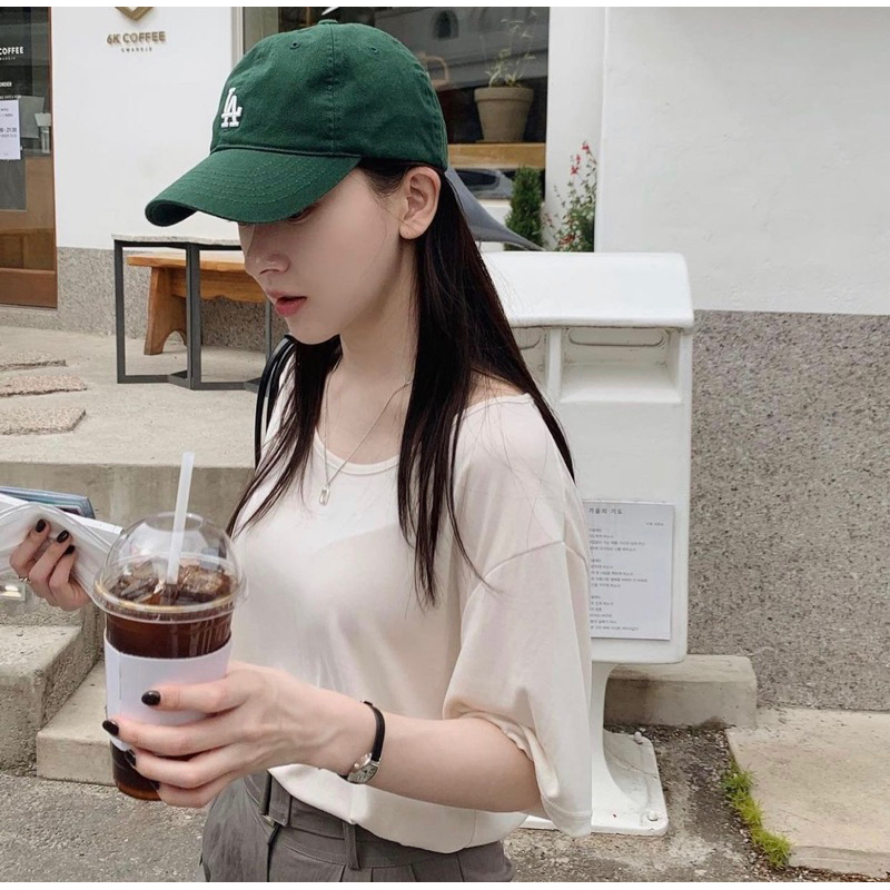 Mũ MLB Basic logo mini form mềm