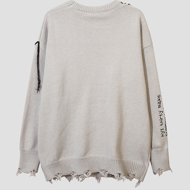 Áo sweater len drew nam nữ unisex dài tay sweater nam nữ unisex form rộng dệt kim lông mềm cao cấp 5306