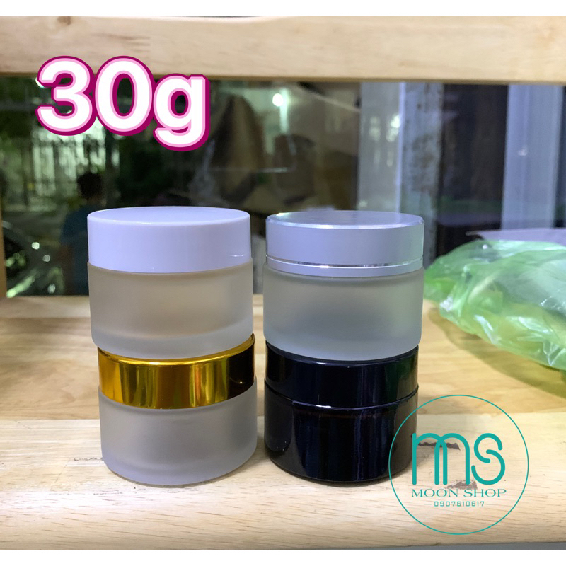 Hủ thuỷ tinh 30g các loại